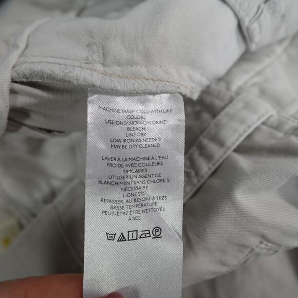 Anthropologie Maeve Pants Womens 14 Pleated Chino Wide Leg Trouser Khaki Tan 30" - Picture 9 of 11